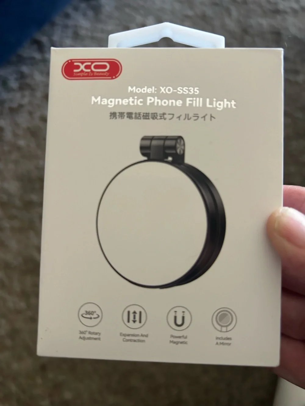 MagSafe Magnetic Selfie Fill Light Rechargeable LED